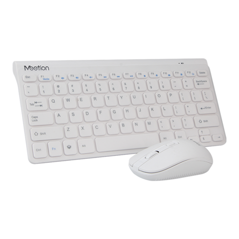 Combo Teclado + Mouse Meetion 2.4G Mini 4000 Blanco