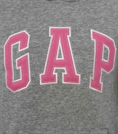 Blusa de moletom infantil feminina Gap Silverado