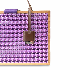 Bolsa Box Madeira com Fita - Violeta na internet