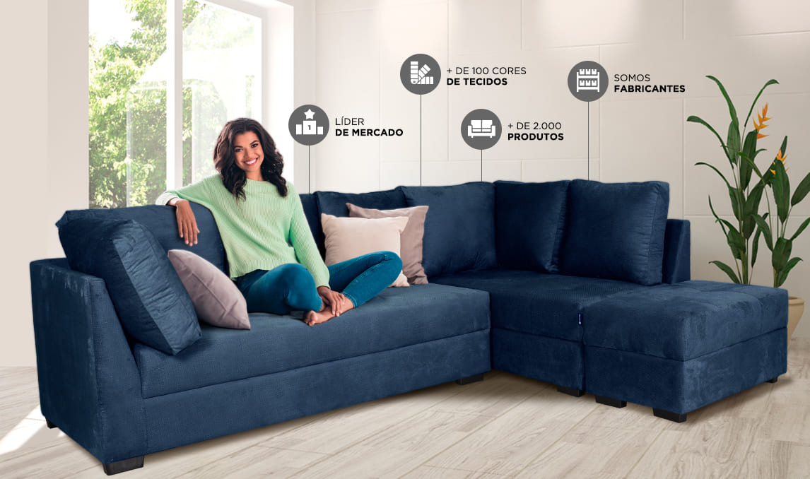 Komfort House - Sua casa só é completa com um bom sofá!