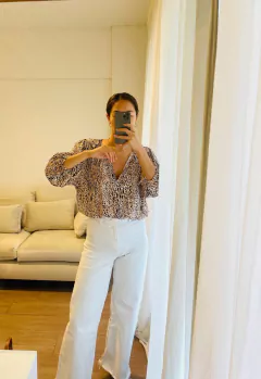 Blusa Hippie Print