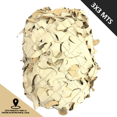 SOMBREO TUPIDO - PREMIUM 75 - 3x3 MTS (Valor expresado en AR$)
