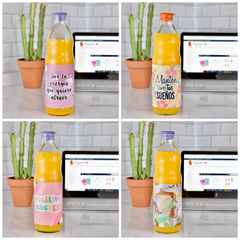 Botella de vidrio