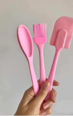 SET DE UTENSILLOS DE SILICONA X 3 UNIDADES - comprar online