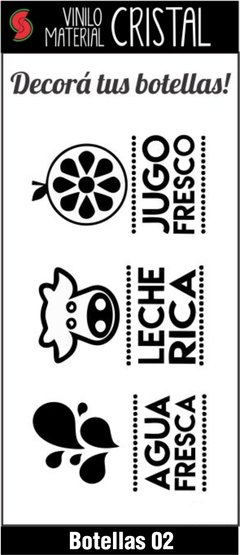 Stickers Frascos y Botellas en internet