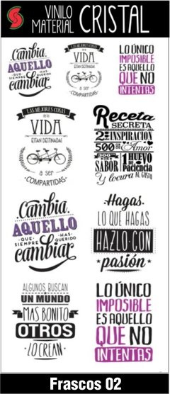 Stickers Frascos y Botellas - tienda online