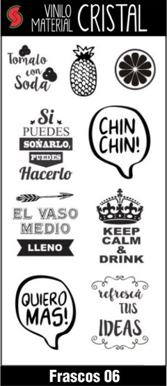 Stickers Frascos y Botellas en internet