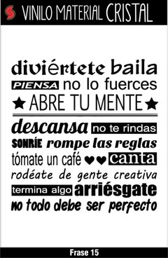Stickers Frases - Sandia