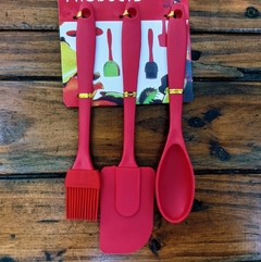 SET DE UTENSILLOS DE SILICONA X 3 UNIDADES