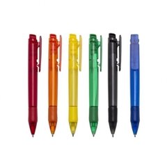 Caneta Plástica personalizada Inteira Colorida - comprar online
