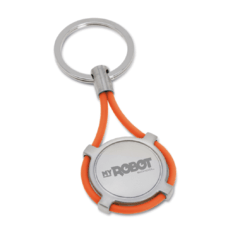 Chaveiro metal e silicone