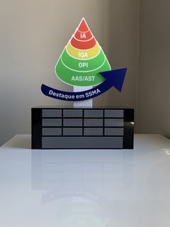 Troféu em acrílico personalizado 3D - CM BRINDES E CAMISETAS