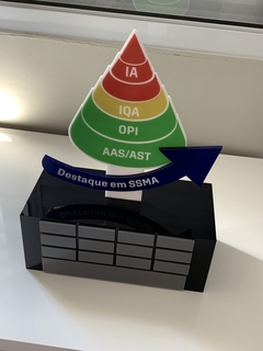 Troféu em acrílico personalizado 3D - loja online