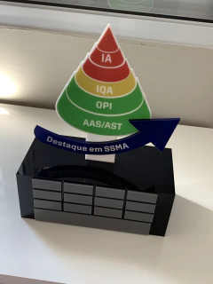Troféu em acrílico personalizado 3D - loja online