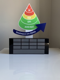 Imagem do Troféu em acrílico personalizado 3D