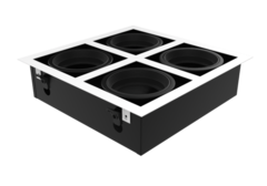 SPOT BOX AR11 DE EMBUTIR 4 LUCES CUADRADO - comprar online