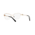 Óculos de Grau Feminino Bulgari BV2211 2014 56 Metal Dourada