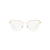 Óculos de Grau Feminino Prada PR60UV 5AK1O1 Metal Dourada - comprar online