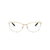Óculos de Grau Feminino Ralph Lauren RL5106 9116 55 Metal Dourada - comprar online