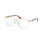 Óculos de Grau Feminino Ralph Lauren RL5107 9116 54 Metal Dourada