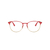 Óculos de Grau Unissex Ray Ban RB6375 3052 53 Metal Vermelha - comprar online