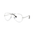 Óculos de Grau Unissex Ray Ban RB6489 2538 58 Metal Prata na internet