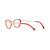 Imagem do Óculos de Grau Feminino Versace VE1258 1439 52 Acetato Vermelha