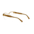 Imagem do Óculos de Grau Feminino Versace VE1265 1410 53 Metal Dourada
