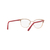 Óculos de Grau Feminino Vogue VO4088 5081 52 Metal Vermelha na internet
