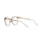 Imagem do Óculos de Grau Feminino Vogue VO4108 5101 Metal Marrom