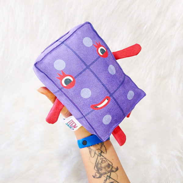 Boneco Number Blocks BOX - Número 6 - Item Raro