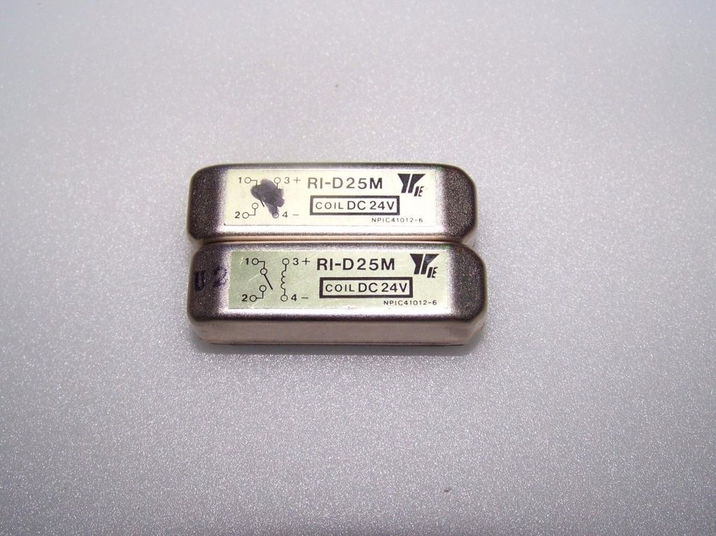YASKAWA RI-D25M Reed Relay - DC24V 4-Pin (Used - Made In Japan)