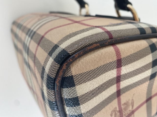 burberry nova check bowling bolsa