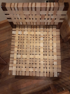 SILLA MATERA CUERO TIRAS ANCHAS - comprar online