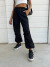Pantalon Parachute BLACK