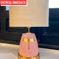 LÁMPARA DE MESA ROSA