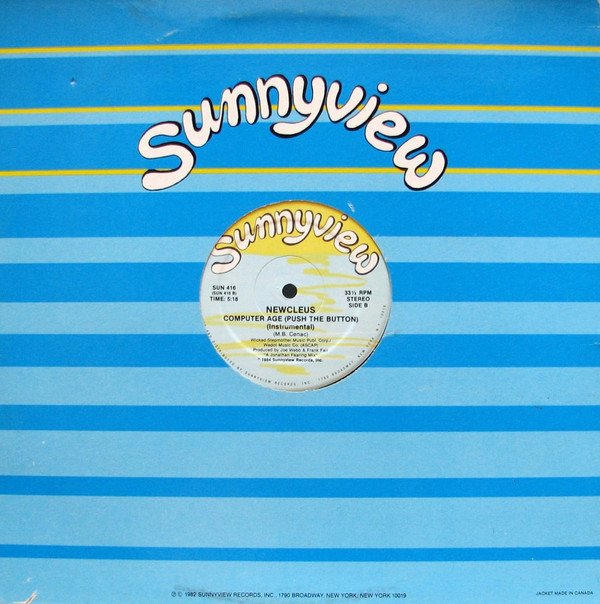 Newcleus Computer Age ( Push The Button ) 12 Importado 1984 Electro Break