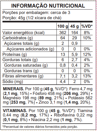 Loja dos Naturais - Quinoa integral flocos 120g vitalin 