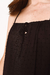Vestido Amsterdam plumetí negro - tienda online