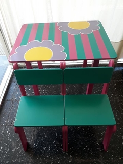 MESA Y 2 SILLAS - IMAGINATE DIDACTICOS