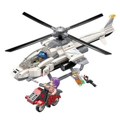 TIPO LEGO - HELICOPTERO MILITAR - 352 PIEZAS Y 3 PERSONAJES - comprar online