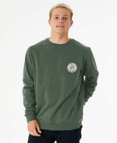 Buzo Rip Curl Verde Rc Fe Crew Stapler - comprar online