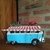 DECORAÇÃO VEÍCULO KOMBI AZUL COM TOLDO