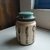 DECORAÇÃO COZINHA POTE CERÂMICA GARFO E FACA VERDE