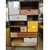 MÓVEL ESTANTE MDF PRETO COLORS E OSB 
