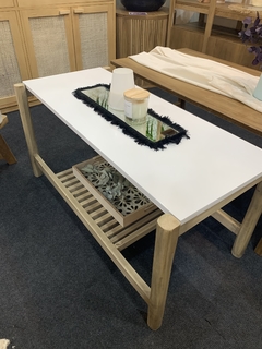 Mesa baja tapa laqueada - tienda online