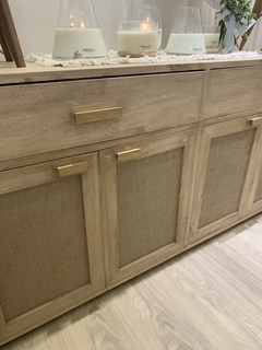 Vajillero Sofia con Puertas de Esterilla - Lula Home