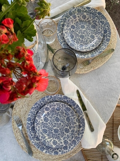 Plato de postre azul - comprar online