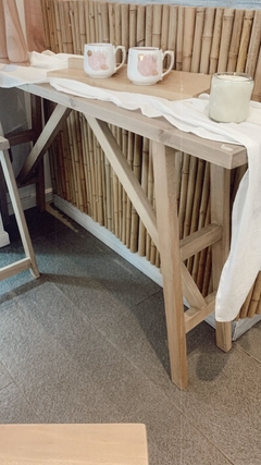 MESA DE ARRIME PATA CRUZADA