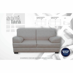 Sofa Lara 2 cuerpos